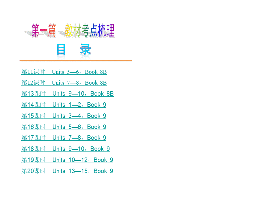 中考英语第一轮复习课件初一至初三全.ppt_第2页