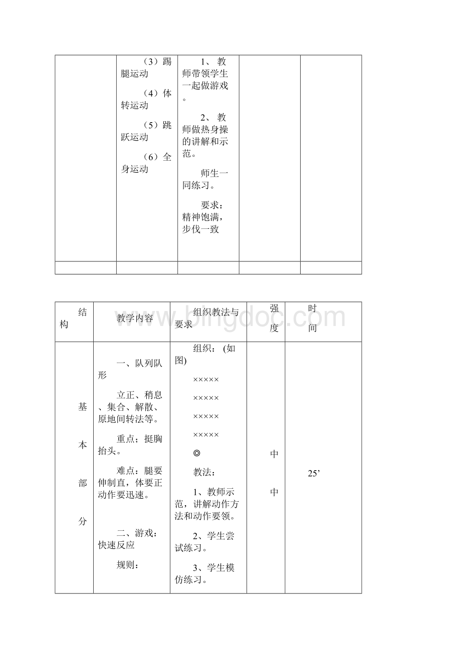 下学期二年级体育与健康全册教案Word下载.docx_第3页