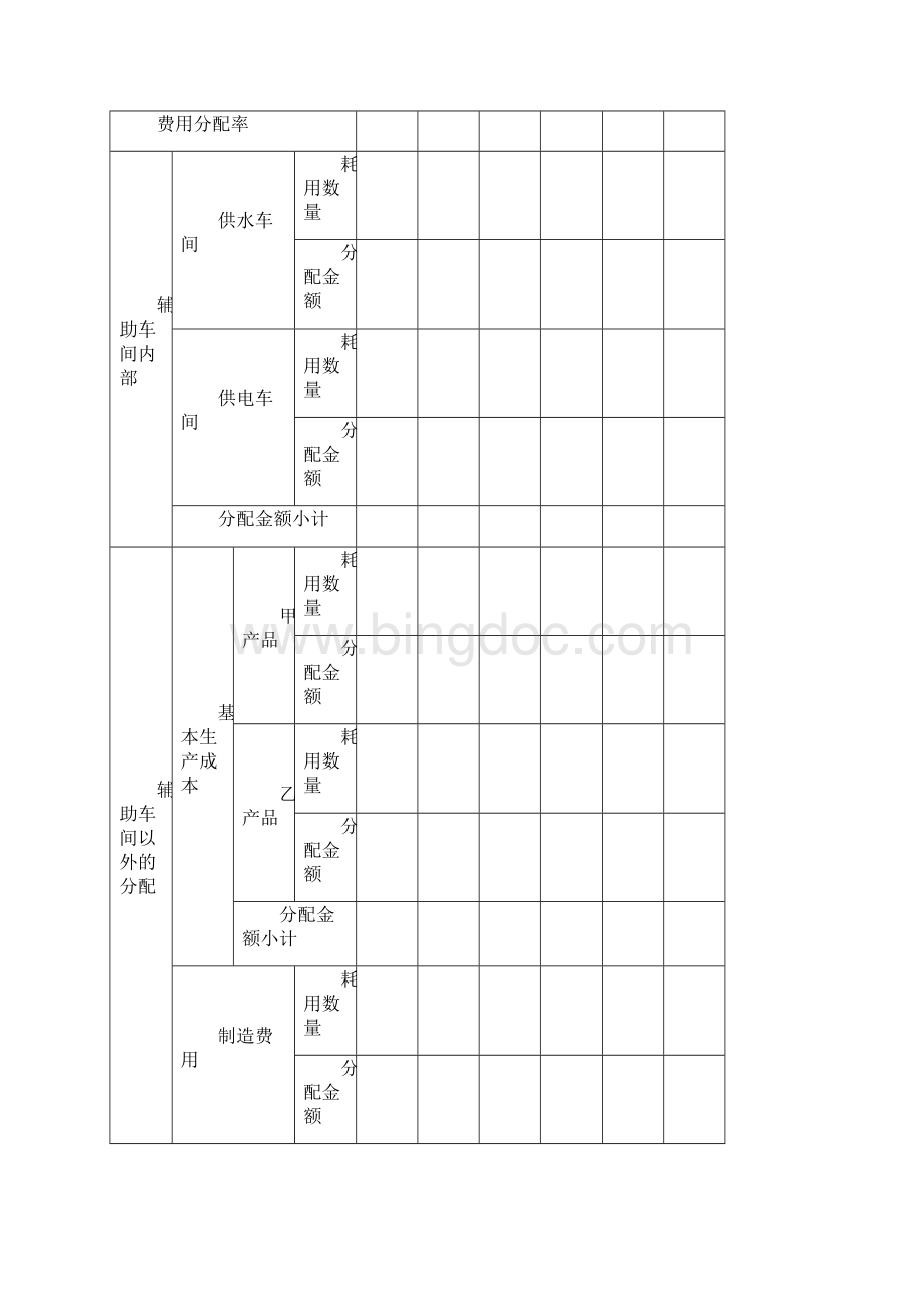 成本会计练习题第二部分Word格式文档下载.docx_第2页