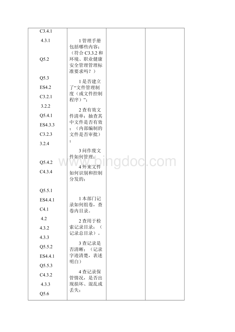 审核检查表和记录Word文档下载推荐.docx_第2页