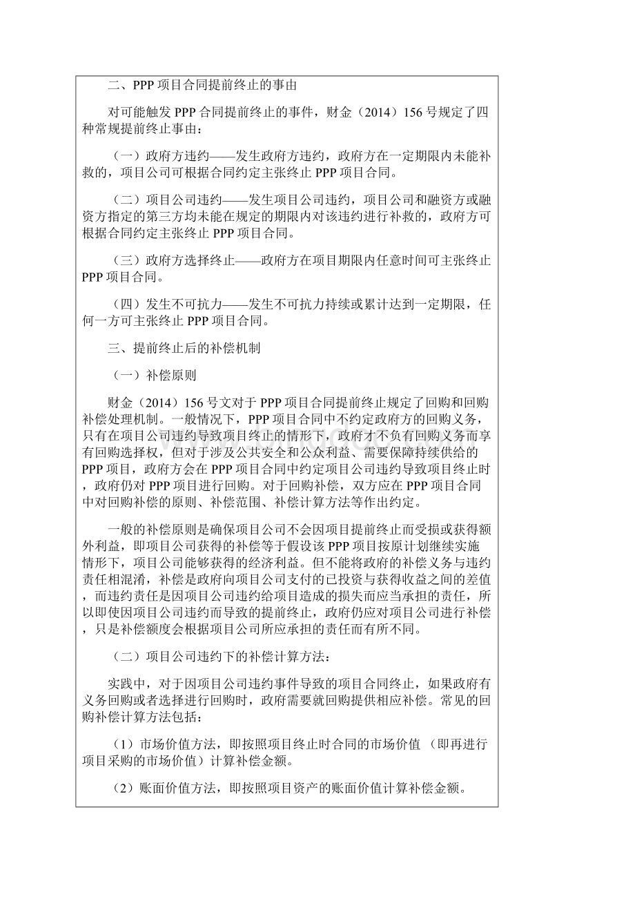 PPP项目建设期提前终止的七大务实问题Word格式.docx_第2页