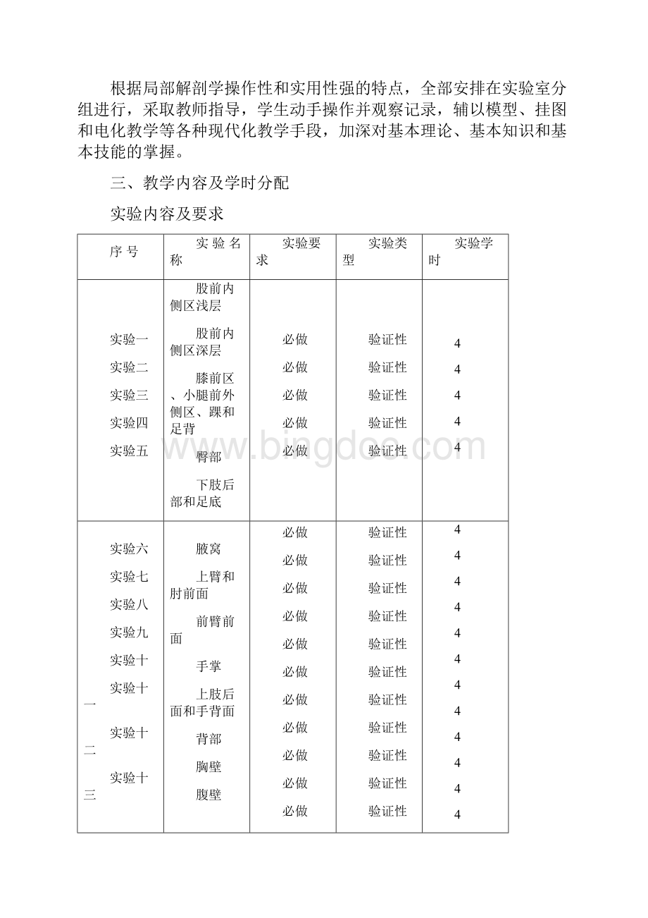 局部解剖学教学大纲归纳.docx_第2页