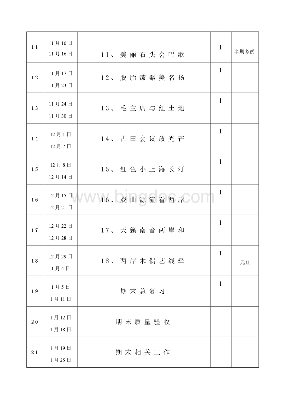 四上海西家园教学进度安排表.doc_第2页