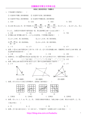 《相似三角形的判定》专题练习Word格式.doc