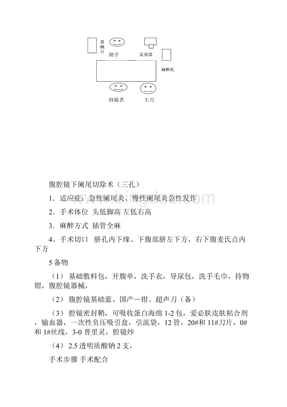 腹腔镜下普外科手术配合Word文档下载推荐.docx_第3页