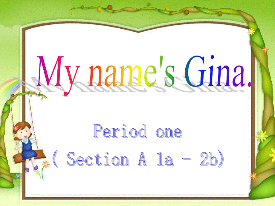 Unit1-My-name's-Gina..ppt