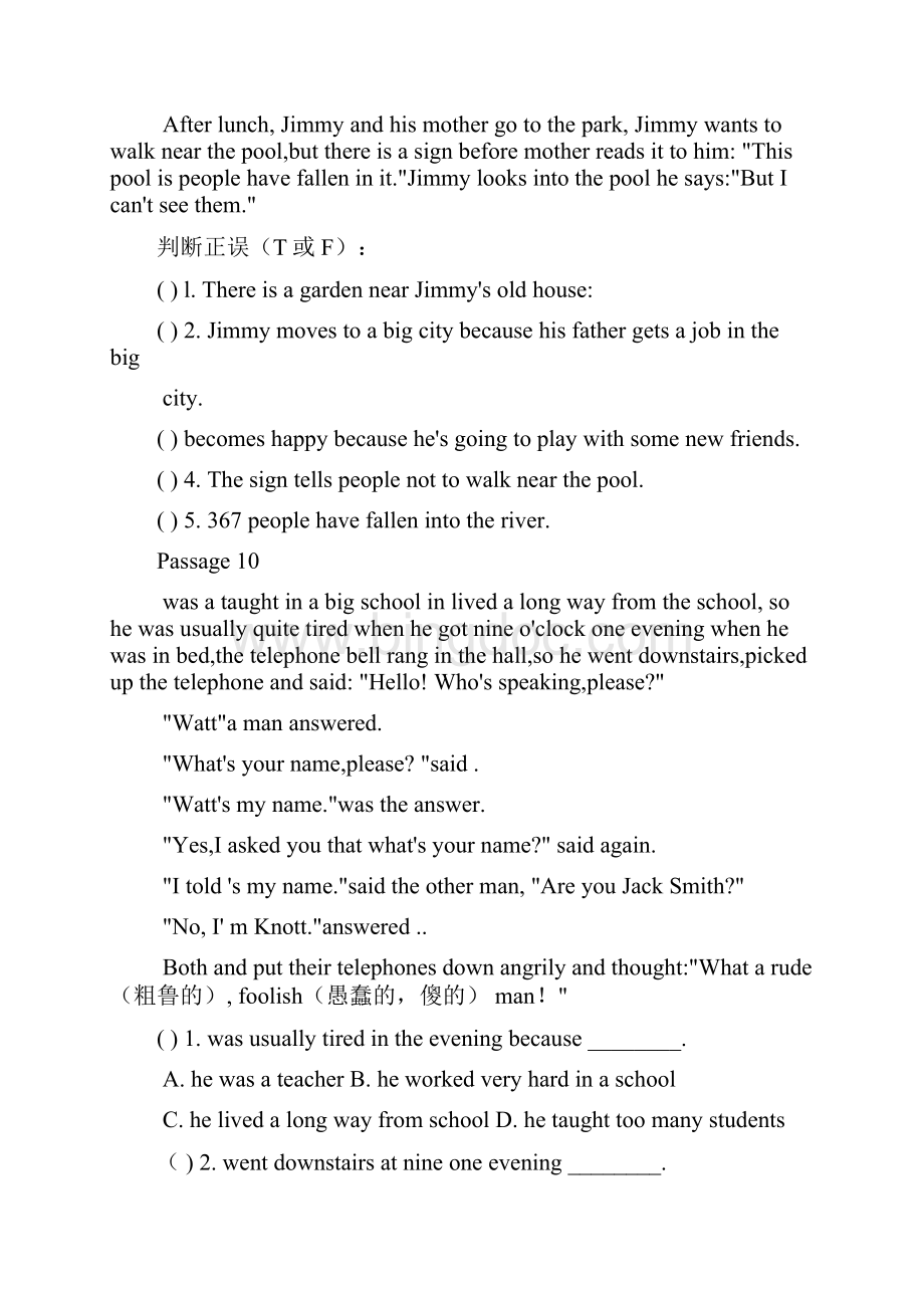 仁爱八年级英语阅读理解练习.docx_第3页