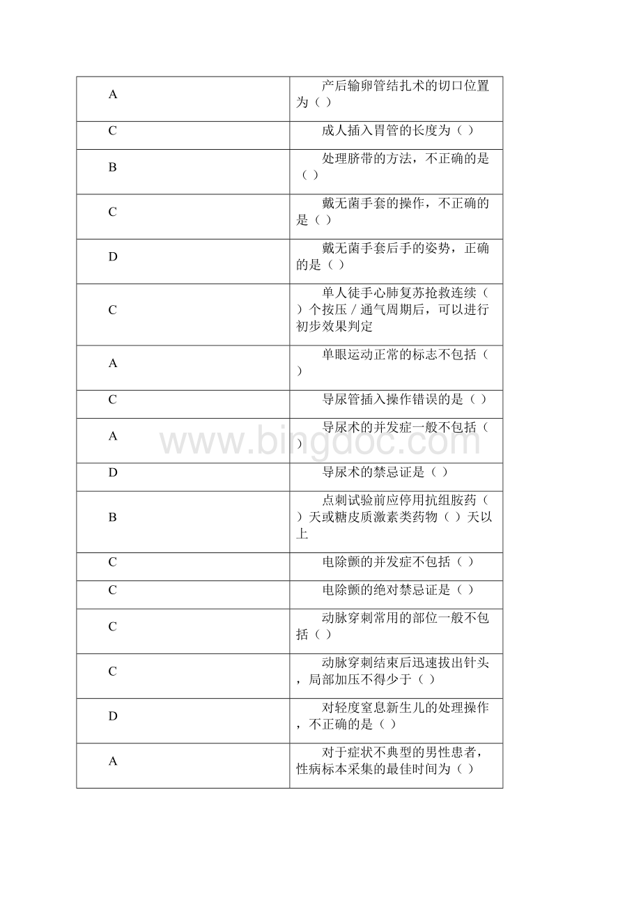 华医网公共课临床实践技能操作规范Word文档格式.docx_第2页