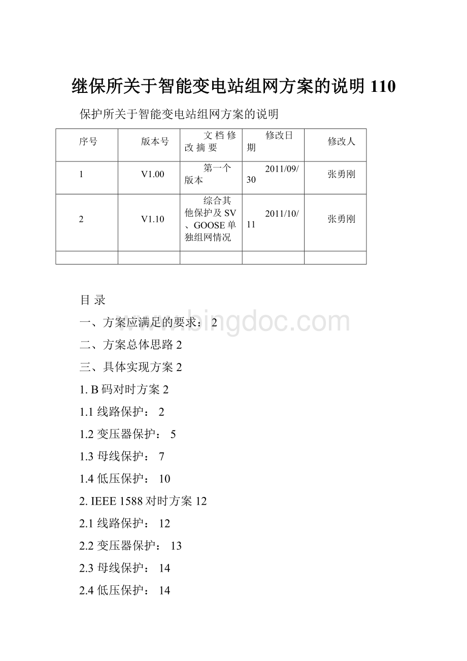 继保所关于智能变电站组网方案的说明110.docx