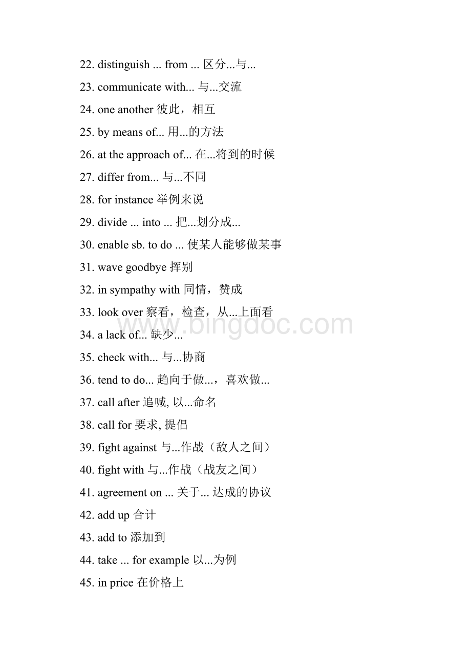 高考英语必须掌握的340条高频词组.docx_第2页