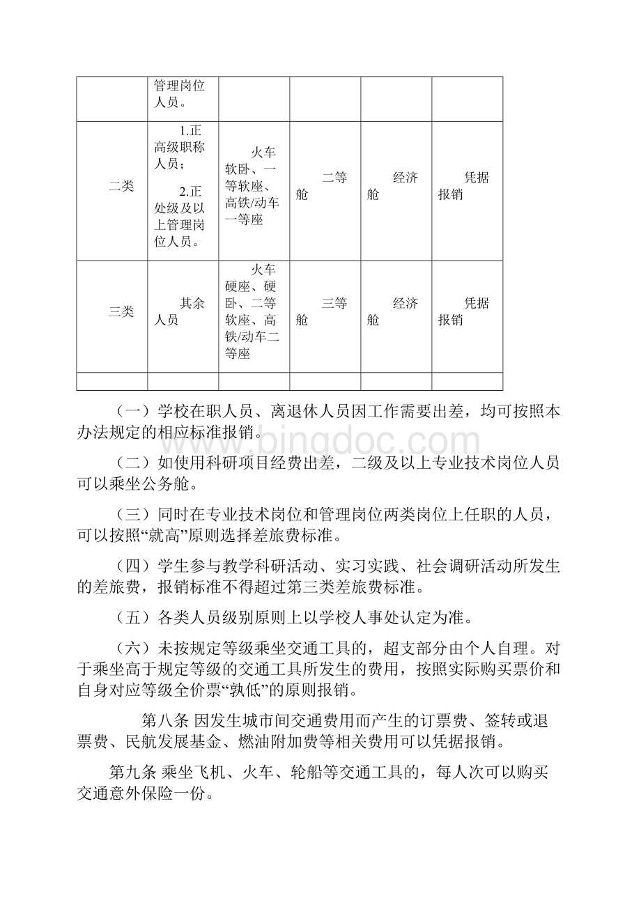 石油大学北京国内差旅费管理办法暂行docWord格式.docx_第3页