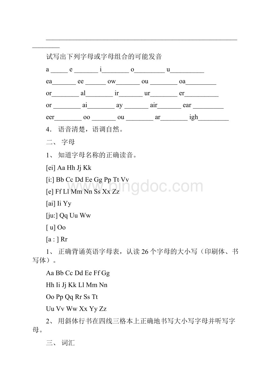 小学毕业班英语总复习提纲.docx_第2页