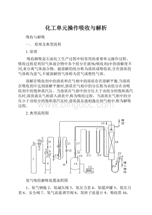 化工单元操作吸收与解析.docx