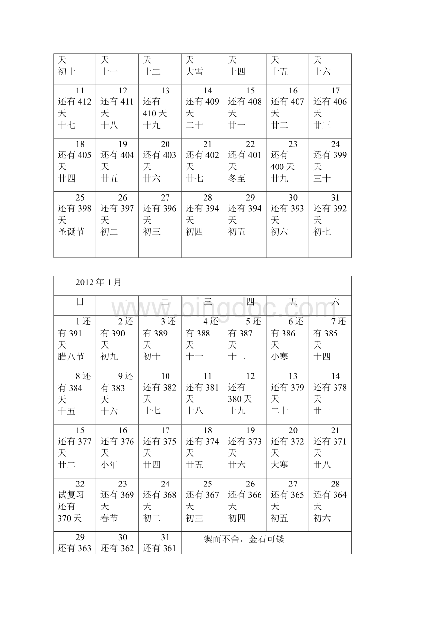 考研复习考研必备日历彩色版.docx_第2页