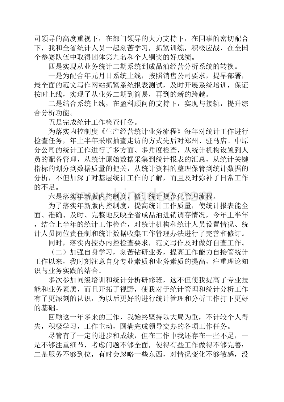 综合统计个人工作总结Word格式文档下载.docx_第3页