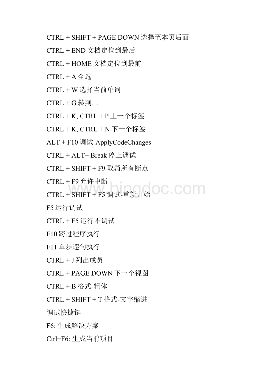 VS 快捷键大全.docx_第3页