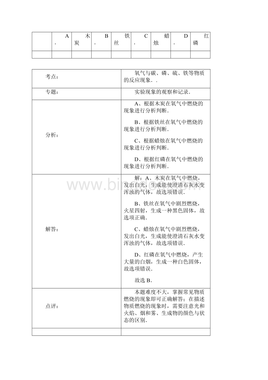 江西省宜春市高安四中届九年级化学上学期第一次月考试题解析版 新人教版.docx_第3页