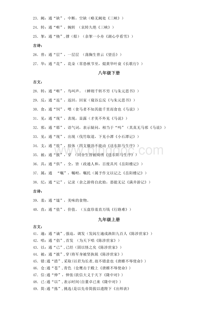 人教版中考文言文通假字整理.docx_第2页