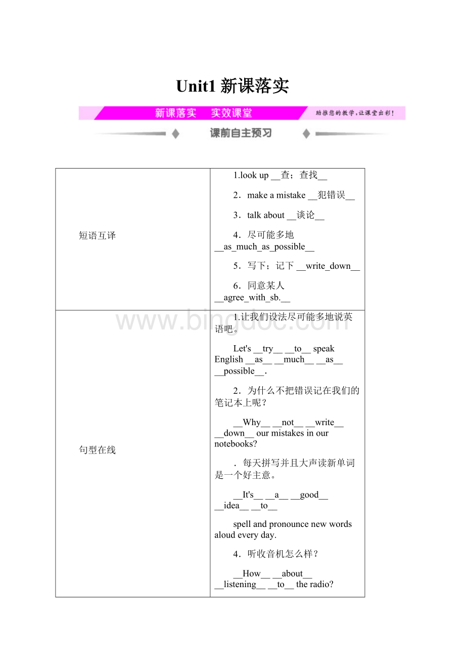 Unit1新课落实.docx