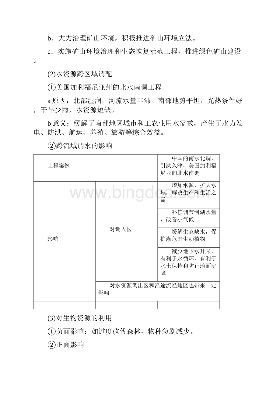 中图版地理高考一轮复习 第9章 第3节 人类活动对区域地理环境的影响Word文档格式.docx_第2页