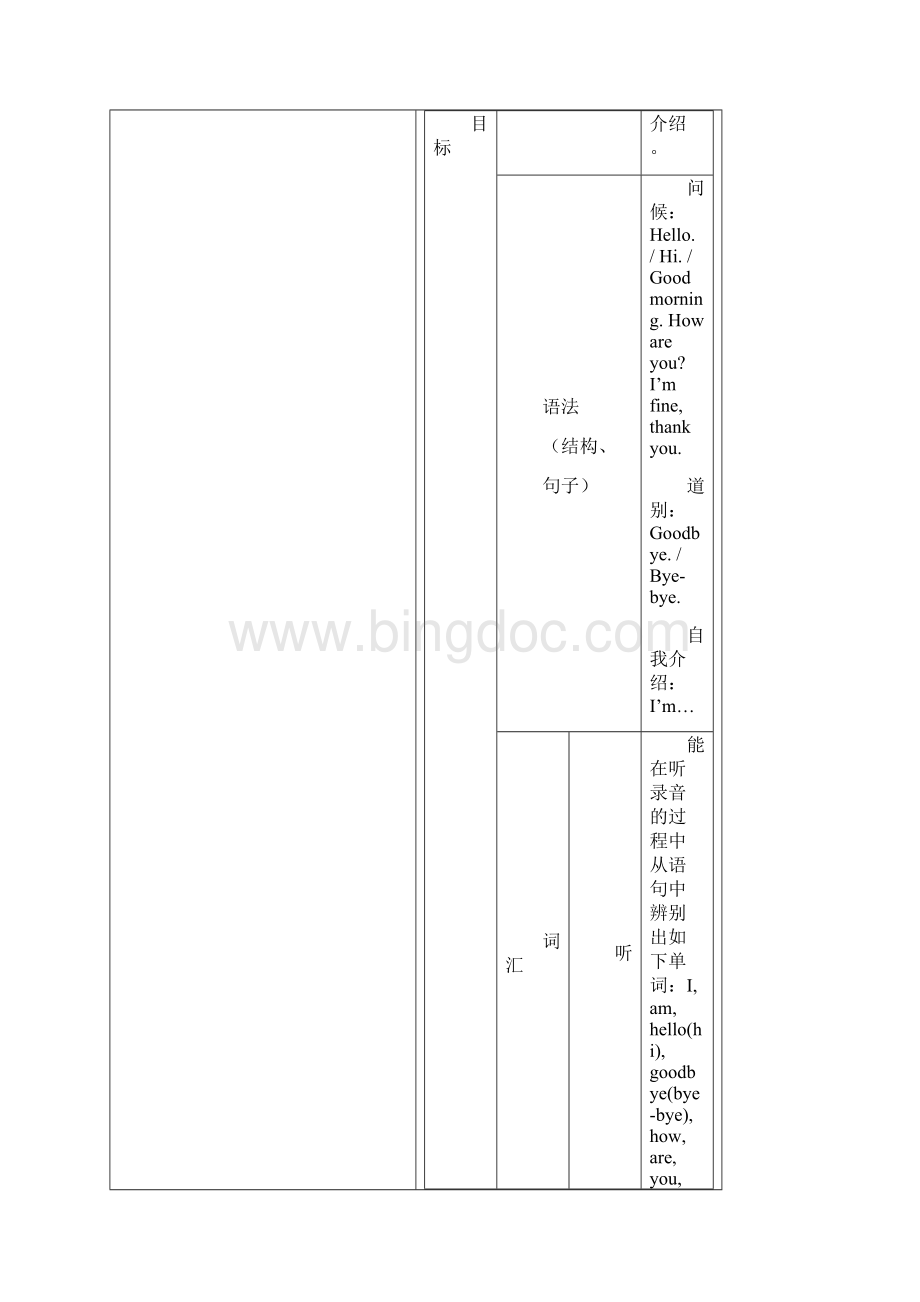 外研社英语教案三上三年级起点Word文档下载推荐.docx_第2页