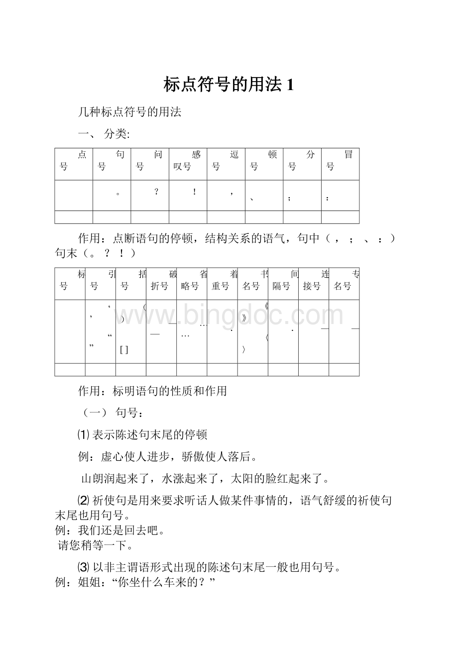 标点符号的用法1Word文档下载推荐.docx_第1页