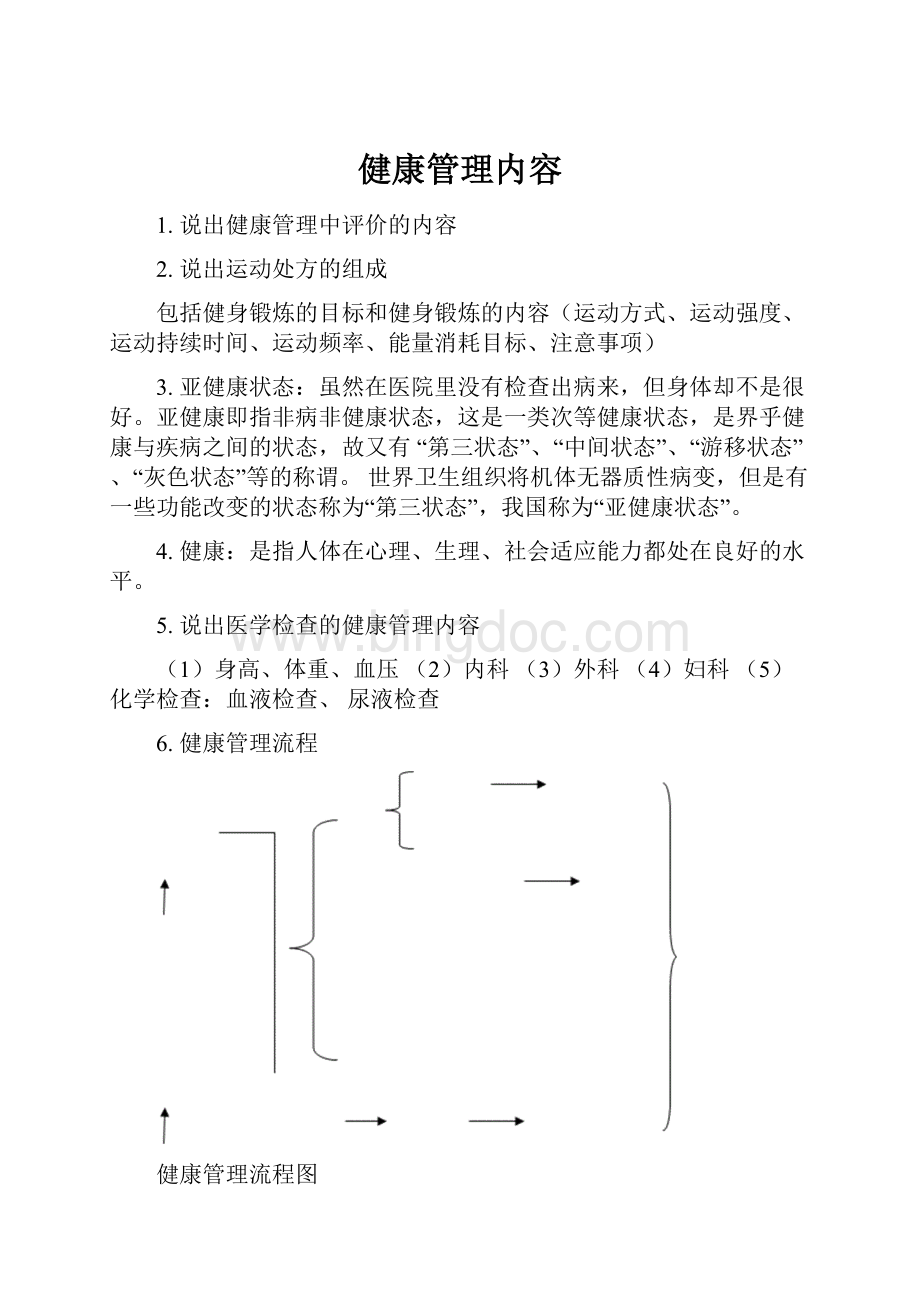 健康管理内容.docx_第1页