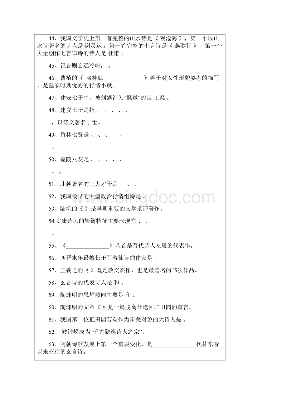 中国文学史第二卷复习资料与答案.docx_第3页