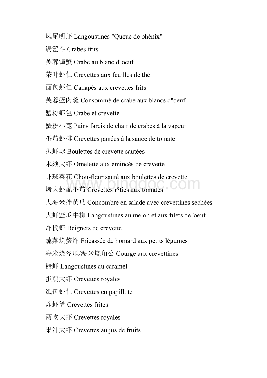 中国美食法语翻译.docx_第2页