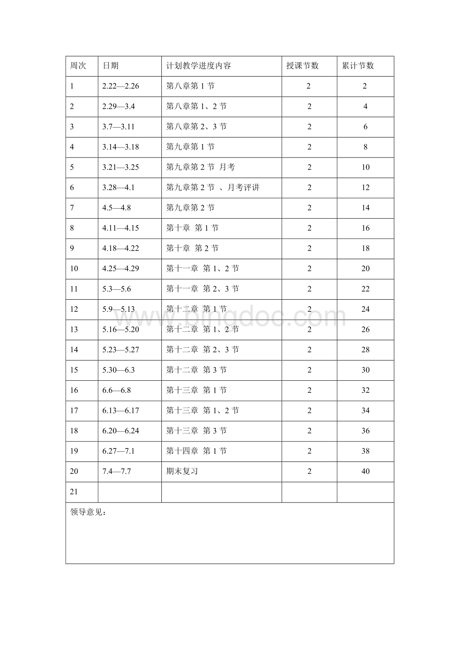 七年级生物科北师大版第二学期教学工作计划.doc_第2页