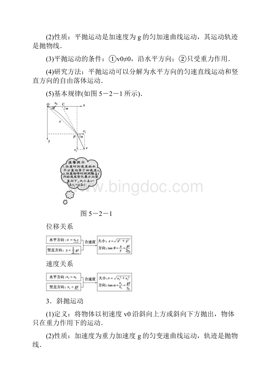 高考总复习物理练习必修252《抛体运动》.docx_第2页