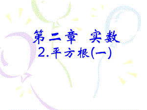 2.2平方根(一).ppt