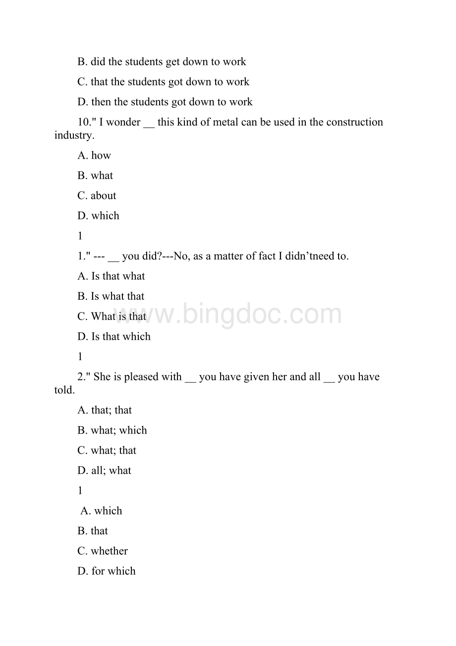 初中英语名词性从句练习题含答案Word文档下载推荐.docx_第3页