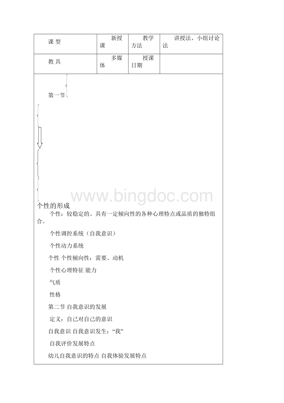 《学前儿童发展心理学》教学教案09学前儿童个性的发展Word文档下载推荐.docx_第2页