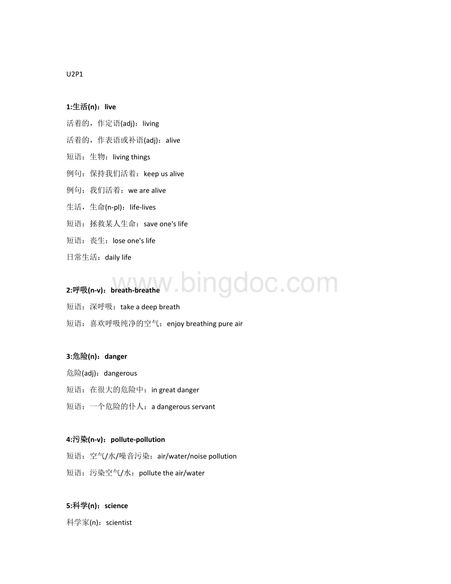 沪教版初二下英语知识点笔记最全整理含例句和短语.docx_第1页