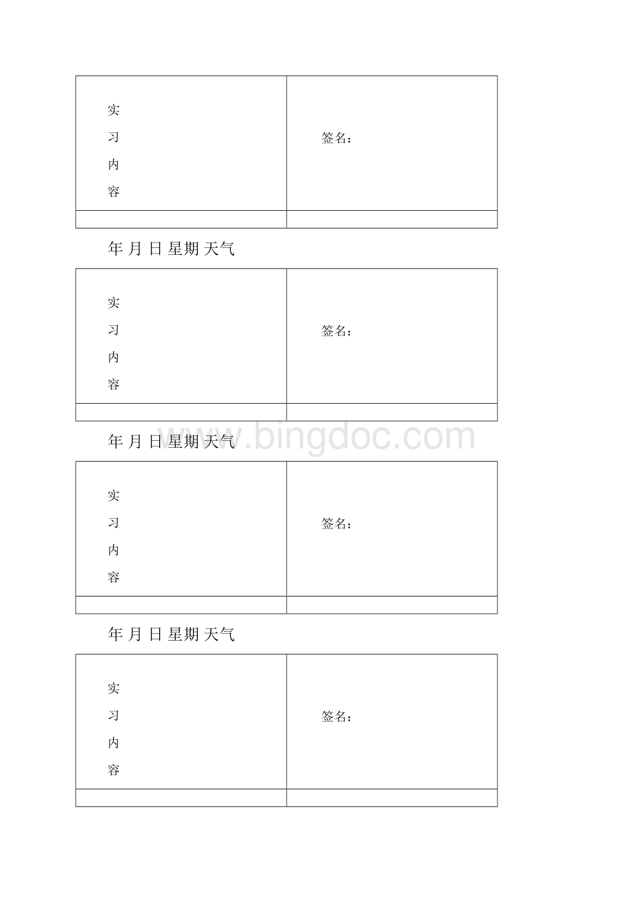 级 实习日志Word文档下载推荐.docx_第3页