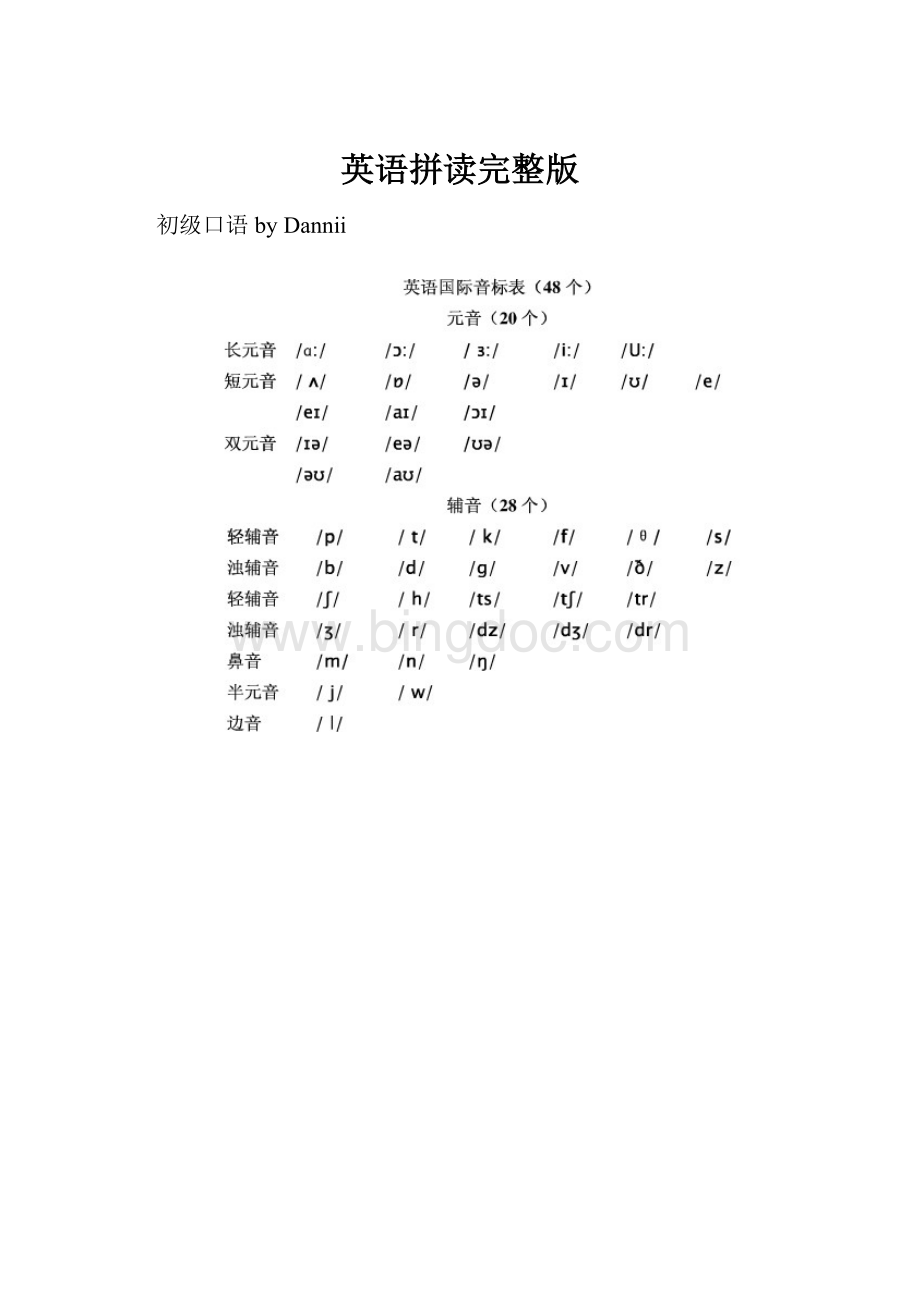 英语拼读完整版.docx_第1页