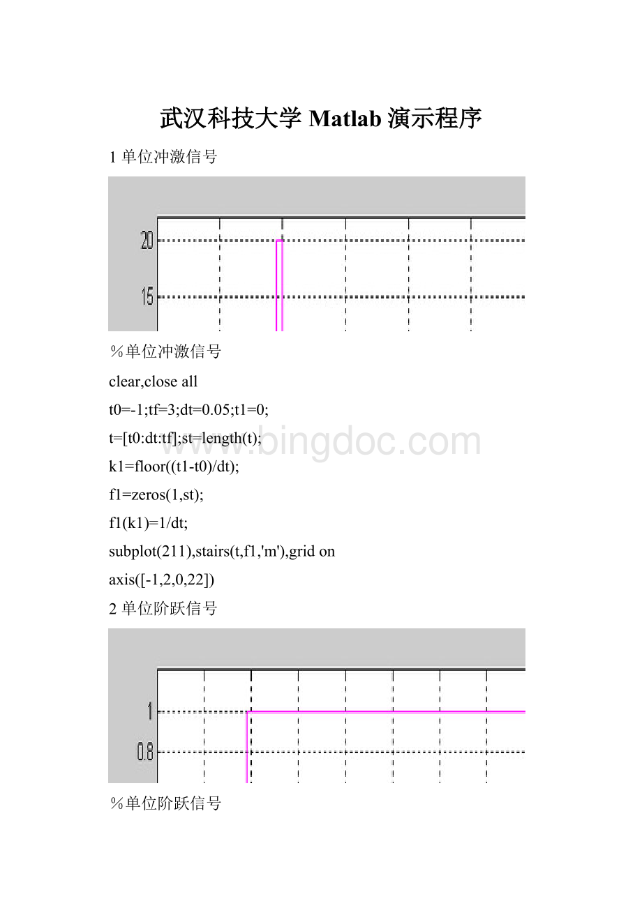 武汉科技大学Matlab演示程序.docx_第1页