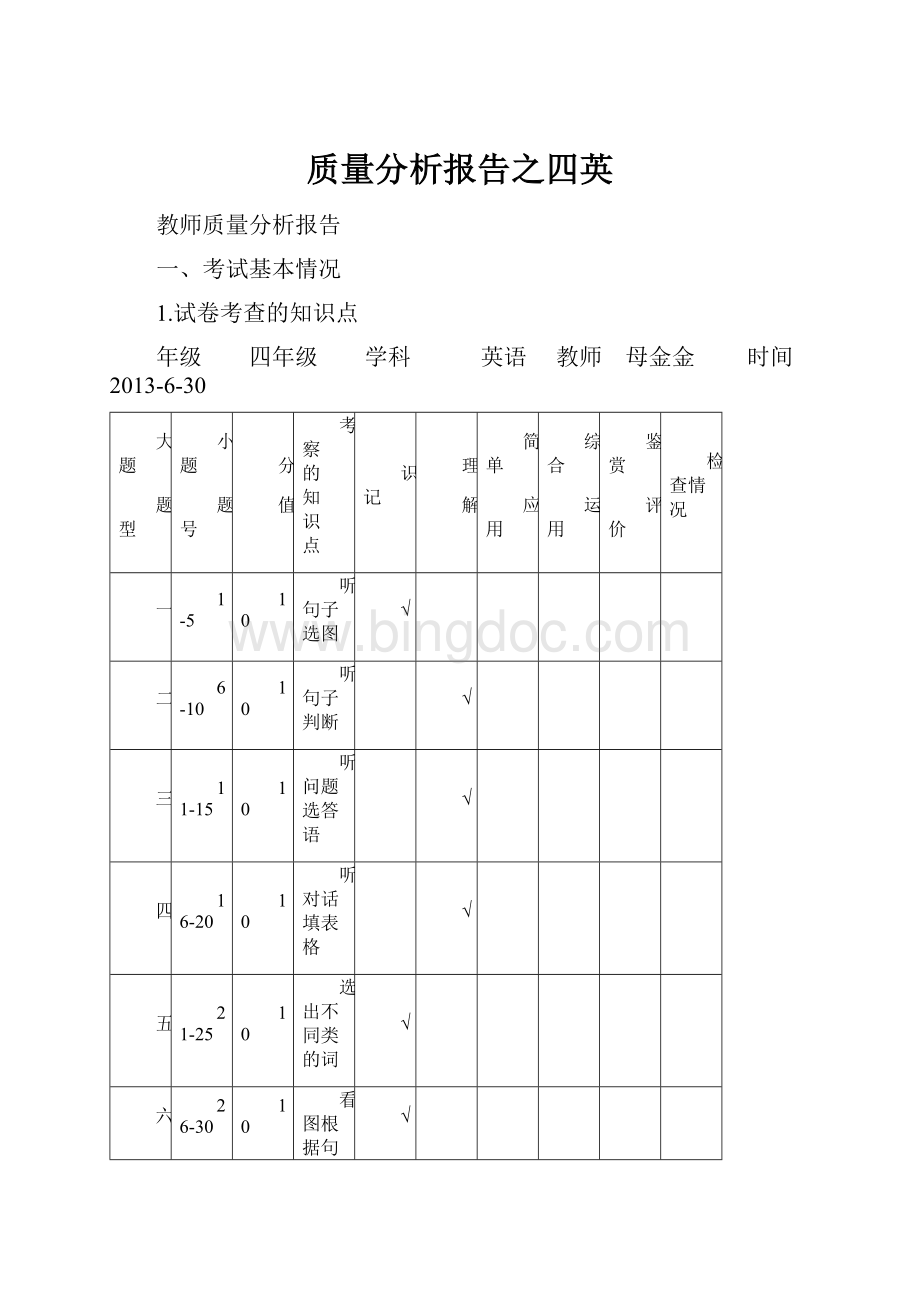 质量分析报告之四英Word文件下载.docx_第1页