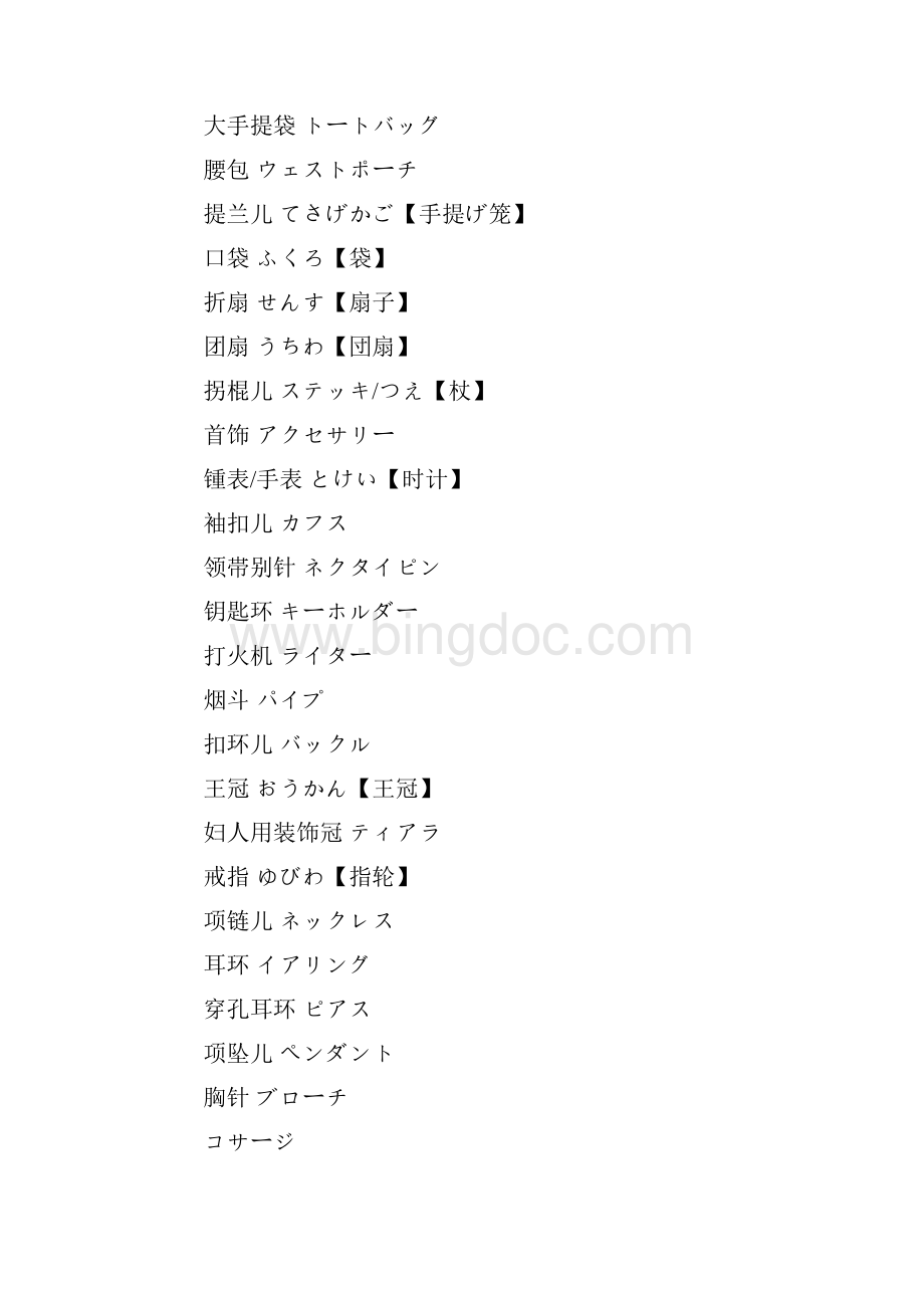 日语日常生活词汇分类.docx_第3页