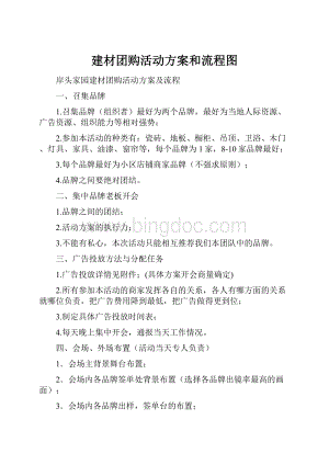 建材团购活动方案和流程图.docx