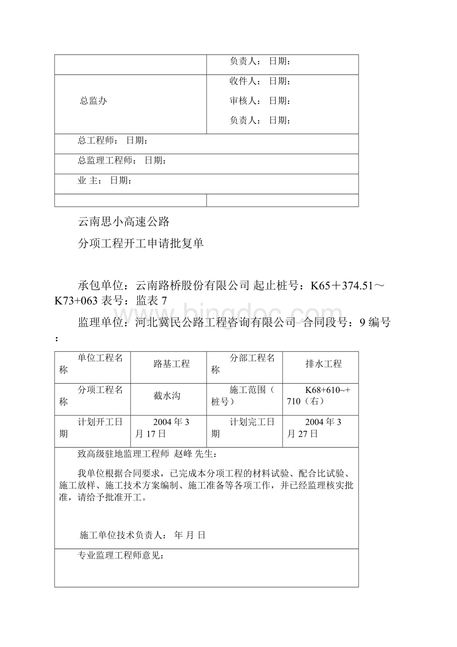 截水沟开工报告Word文档下载推荐.docx_第2页