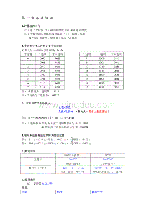 微机原理重要知识点.pdf