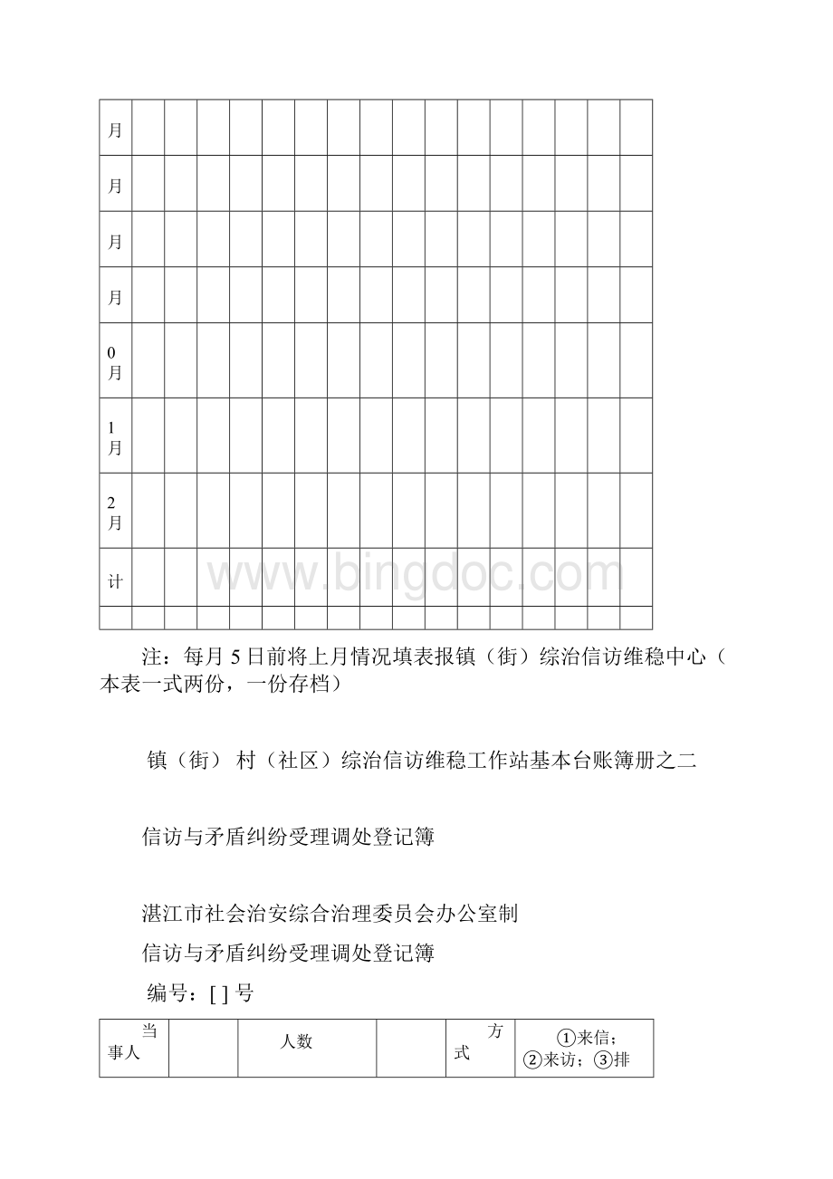 村社区综治信访维稳工作站基本台账簿册之一.docx_第2页