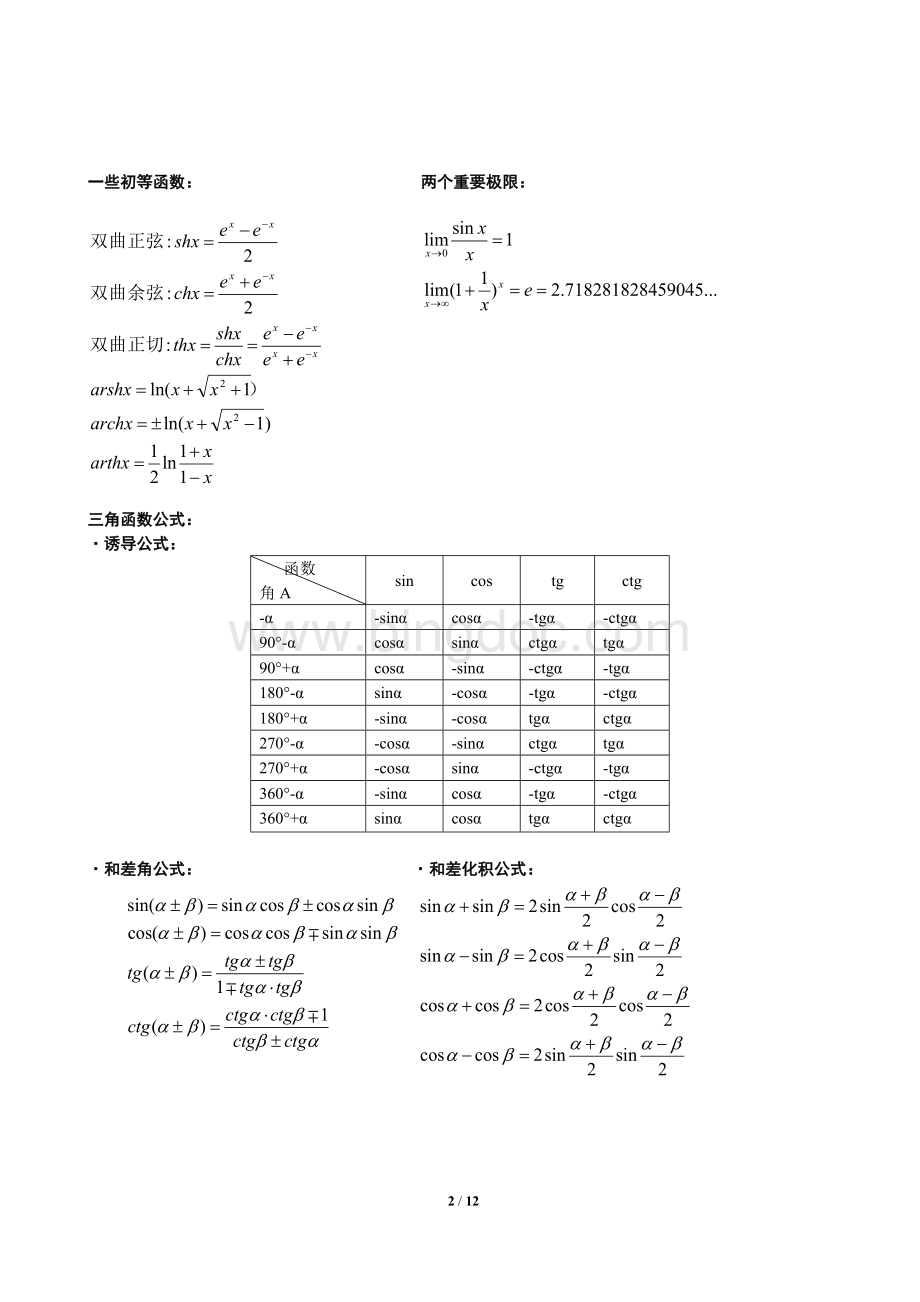 考研数学之高等数学必备公式.doc_第2页