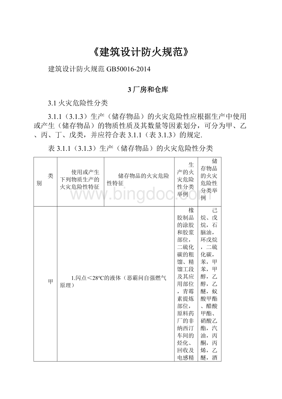 《建筑设计防火规范》Word格式文档下载.docx