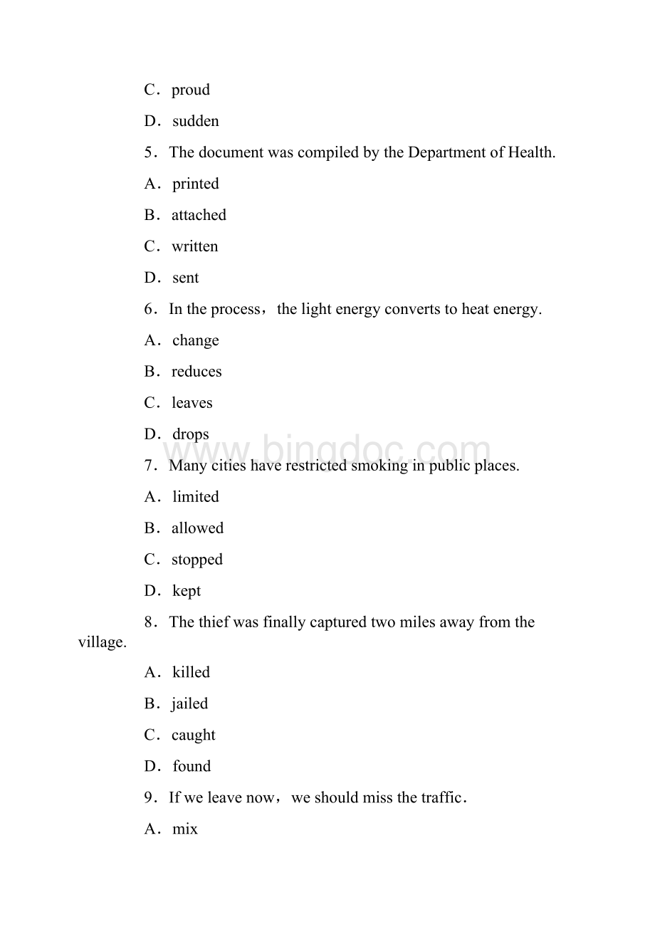 职称英语考试真题综合类BWord格式.docx_第2页