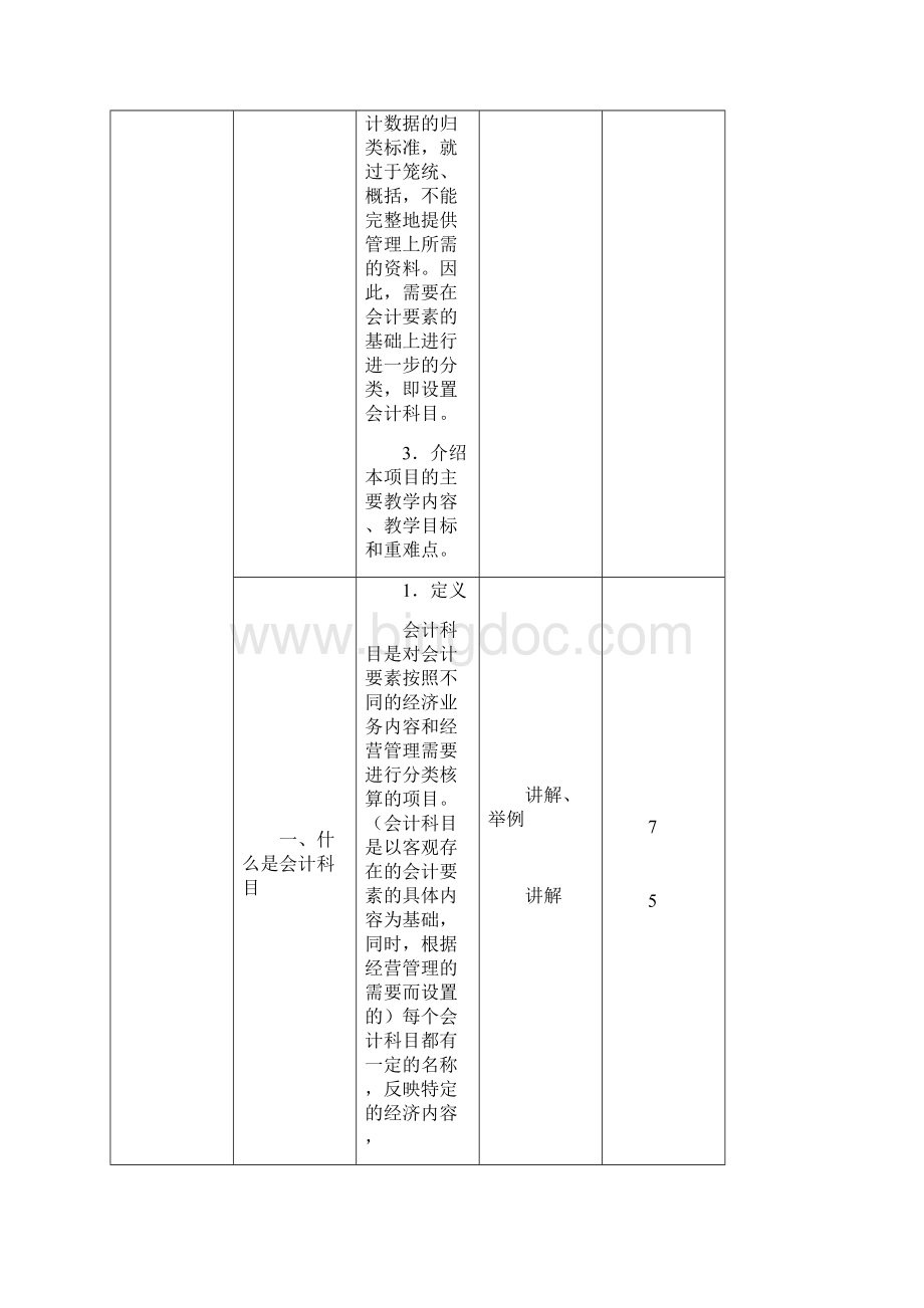 基础会计教案项目2设置会计账薄和复式记账文档格式.docx_第3页