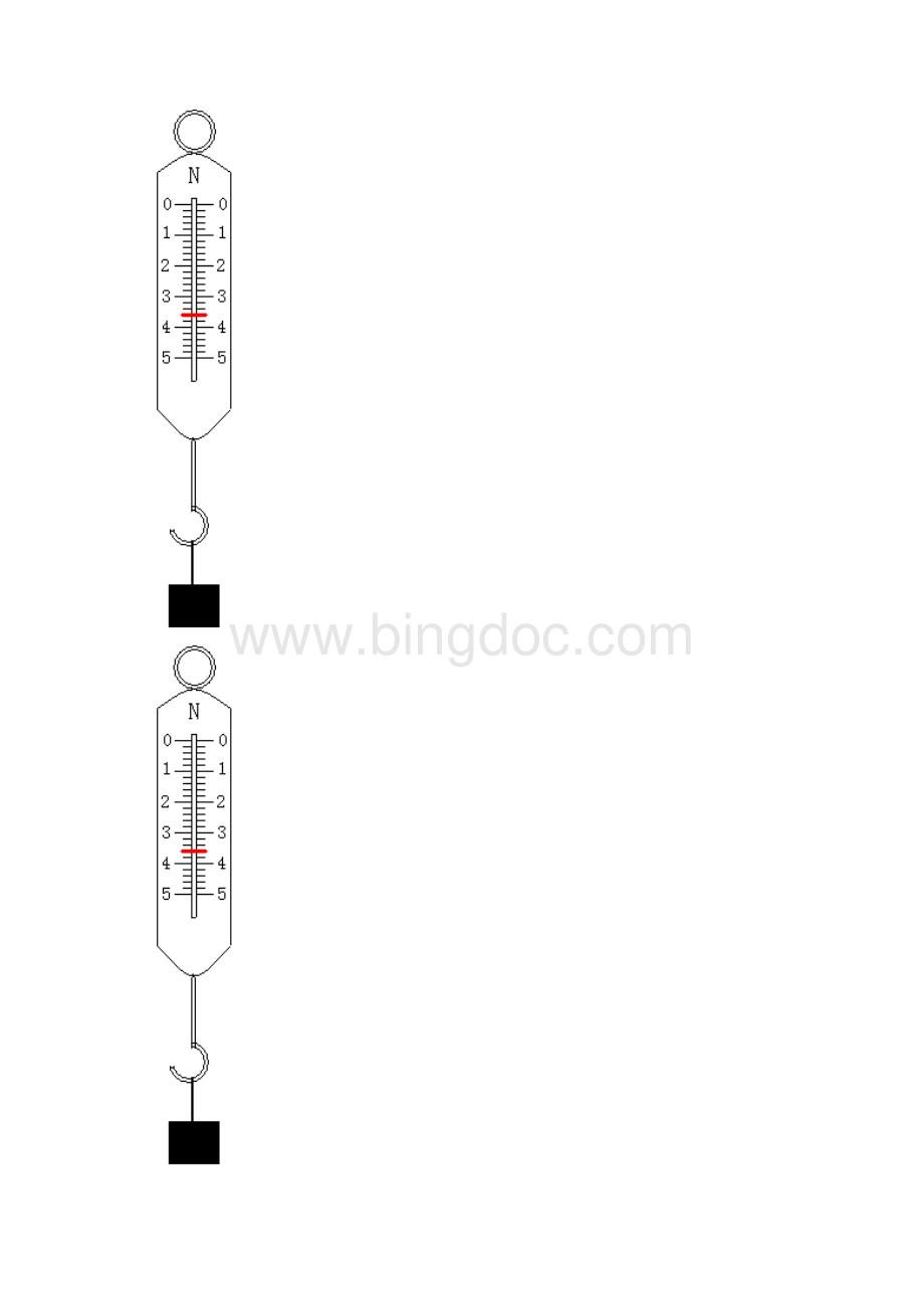 新人教版八年级下册物理5分钟课时检测.docx_第3页