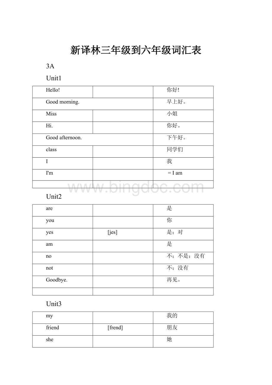 新译林三年级到六年级词汇表.docx_第1页